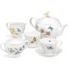 Lenox Butterfly Meadow 8-Piece Tea Set, Service for 2, White(2 Piece Set)