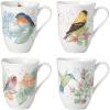 Lenox Butterfly Meadow Flutter Porcelain Mugs, Set of 4, Multicolor(Mugs  Set of 4)