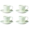 Lenox Oyster Bay 8Pc Espresso Cup & Saucer Set, 2.30 LB, White(Espresso Cup & Saucer Set)