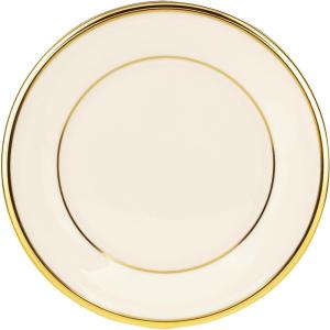 Lenox 140104040 Eternal Saucer, 1 Piece, Porcelain, 6″ x 6″, Service for 1, Porcelain(Butter Plate  Ivory)