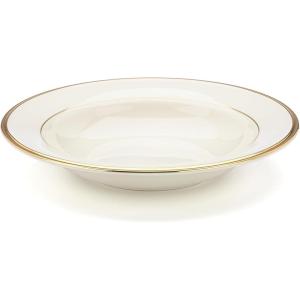 Lenox 140104040 Eternal Saucer, 1 Piece, Porcelain, 6″ x 6″, Service for 1, Porcelain(Pasta/Soup Bowl)