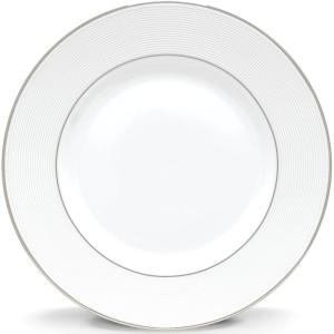 Lenox 806503 Opal Innocence Stripe Teacup, 6 oz(Dinner Plate)