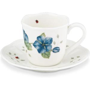 Lenox 808071 Butterfly Meadow Espresso Cup And Saucer(Espresso Cup/Saucer)