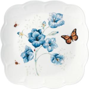 Lenox 808071 Butterfly Meadow Espresso Cup And Saucer(Square Dinner Plate)