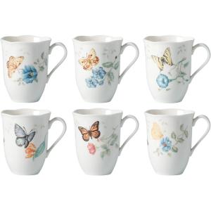 Lenox 892798 Butterfly Meadow 6-Piece Mug Set