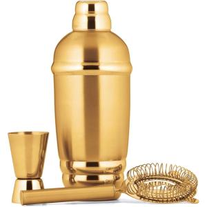 Lenox 894421 Tuscany Classics Gold Cocktail Shaker & Strainer Set(Cocktail Shaker)