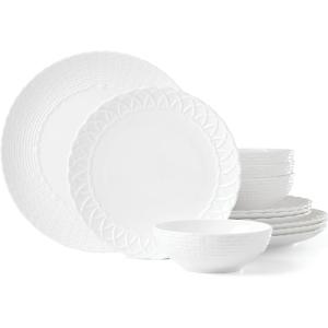 Lenox 895310 Wicker Creek Mugs, Set Of 4(12-Piece Dinnerware Set)