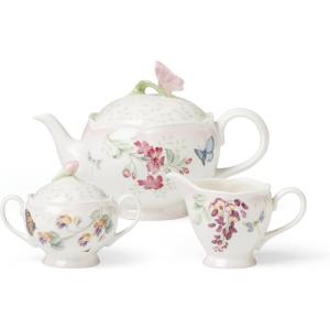 Lenox 897102 Butterfly Meadow Pink Ombre 5-Piece Tea Set(5-Piece Tea Set)