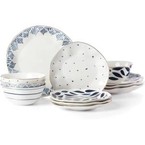 Lenox Blue Bay 12-Piece Dinnerware Set