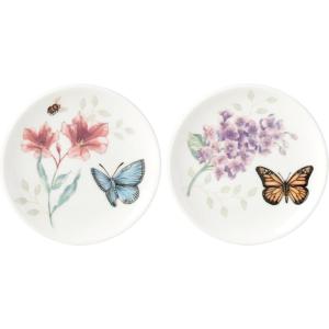 Lenox Butterfly Meadow 2-Piece Coaster Set, 0.35 LB, Multi