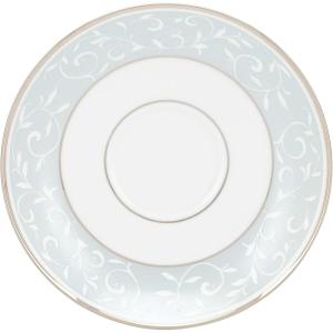 Lenox Opal Innocence Blue Saucer, White(Saucer  Blue)