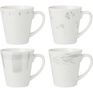 Lenox Oyster Bay 4Pc Mugs, 2.75, White(Mugs  Set of 4)