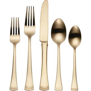 Lenox Portola, 3.40 LB, 20-Piece Flatware Set, Gold