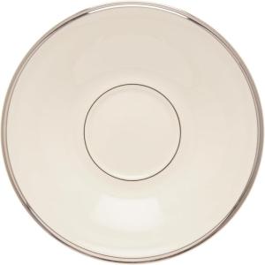 Lenox Solitaire Teacup, Cup, ivory/platinum(Tea Saucer)