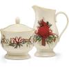 Lenox 847266 Winter Greetings Sugar & Creamer Set, Christmas & Holiday Hosting
