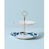 Lenox Blue Bay 2-Tiered Server, 3.05 LB