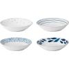 Lenox 897257 Blue Bay Dinner Bowls, Set of 4, Assorted