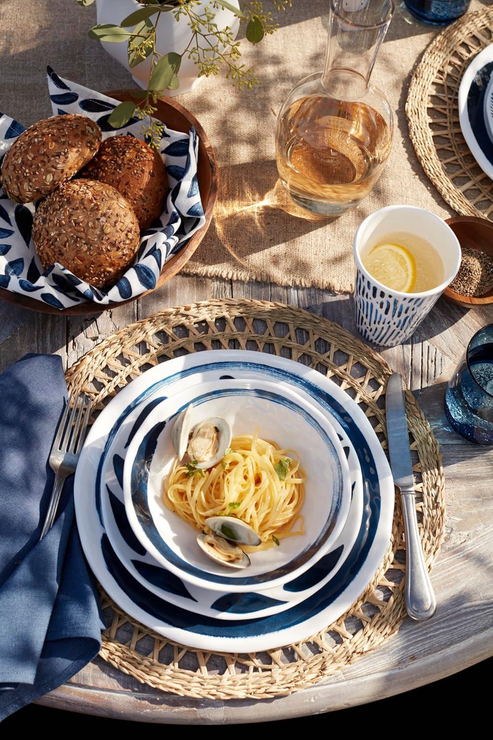 imageLenox 895324 Blue Bay Melamine 20Piece Dinnerware Set Lightweight Melamine Material