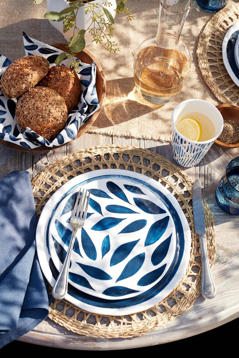 imageLenox 895324 Blue Bay Melamine 20Piece Dinnerware Set Lightweight Melamine Material