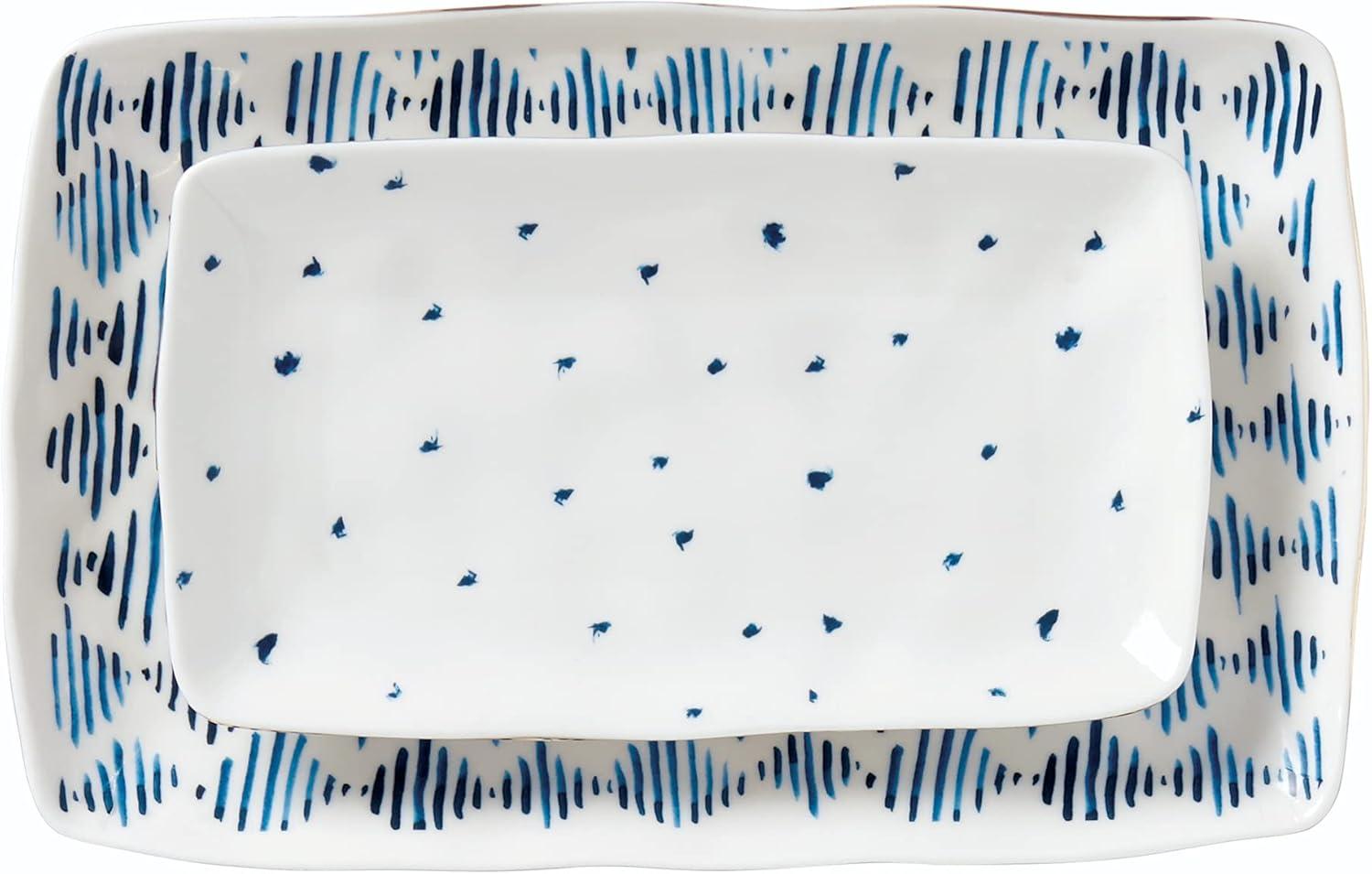 imageLenox Blue Bay 2Piece Nesting Platter Set 287