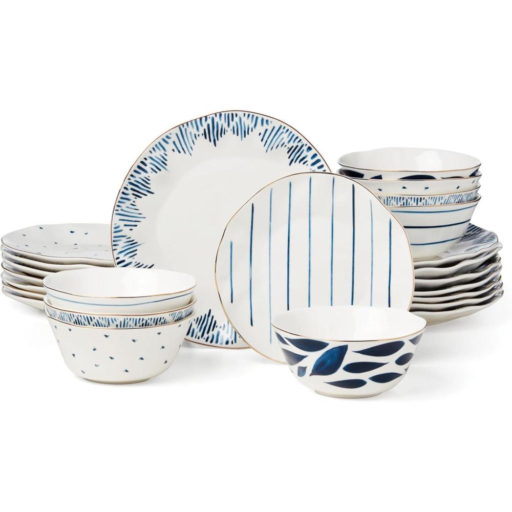 imageLenox 895680 Blue Bay 24Piece Dinnerware Set Service For 8