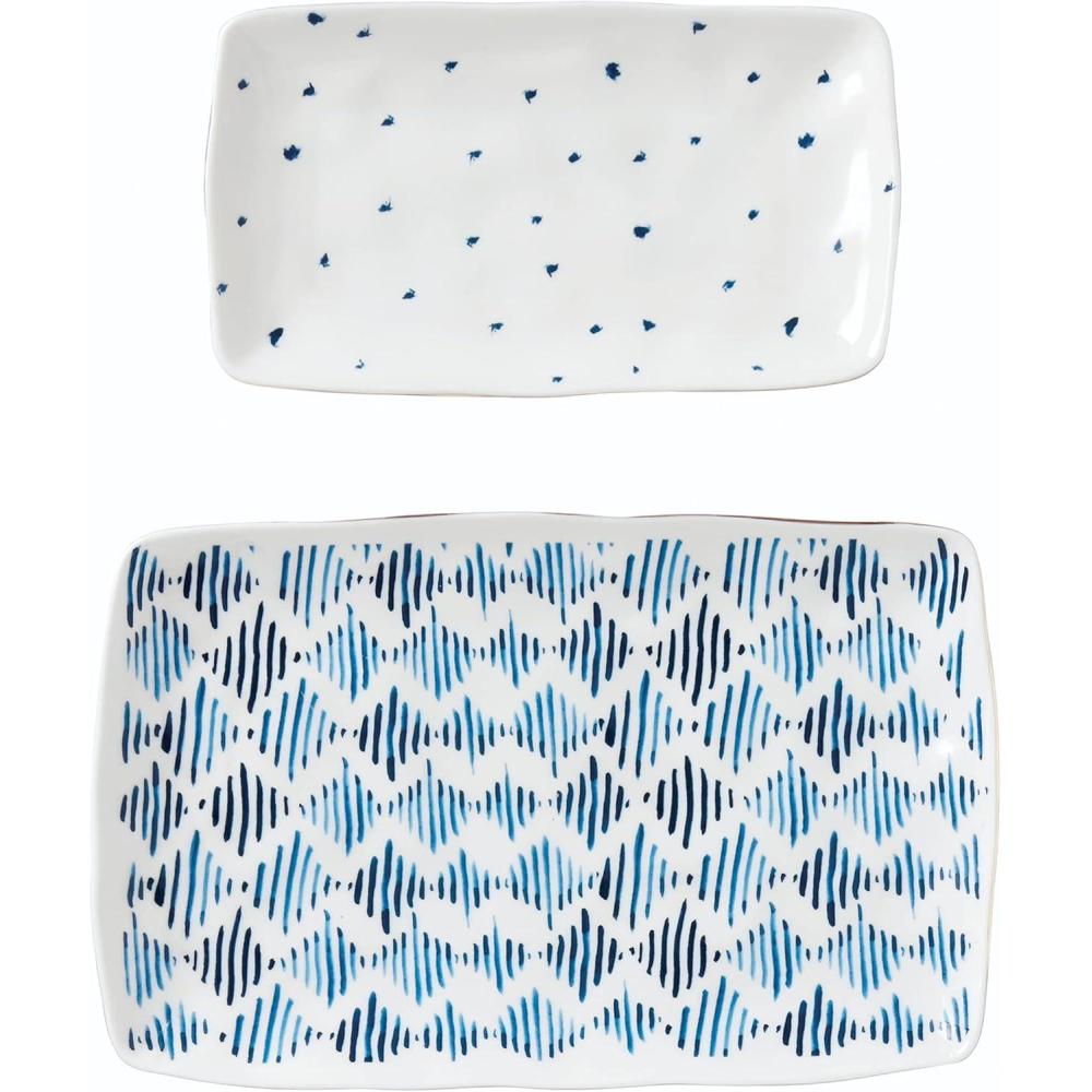 imageLenox Blue Bay 2Piece Nesting Platter Set 287