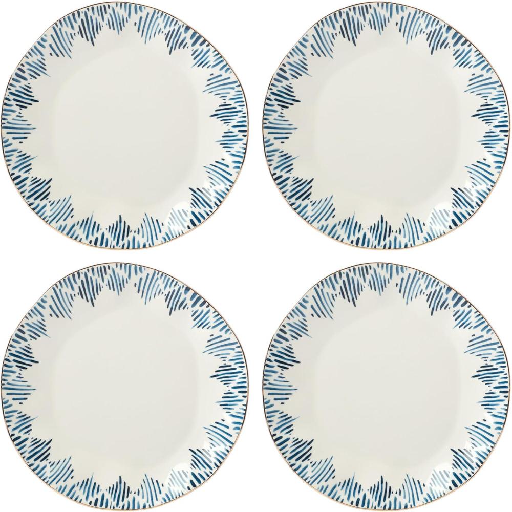 imageLenox Blue Bay 4Piece Set Dinner Plates 645 LB White