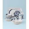 Lenox 895324 Blue Bay Melamine 20-Piece Dinnerware Set, Lightweight Melamine Material
