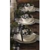 Lenox 895681 Blue Bay White 24-Piece Dinnerware Set