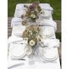 Lenox Blue Bay 12-Piece Dinnerware Set, 15.20 LB, White