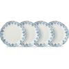 Lenox Blue Bay 4-Piece Set Dinner Plates, 6.45 LB, White