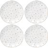 Lenox 895696 Blue Bay Dots 4-Piece Dinner Plate Set