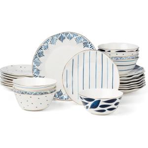 Lenox 895680 Blue Bay 24-Piece Dinnerware Set, Service For 8