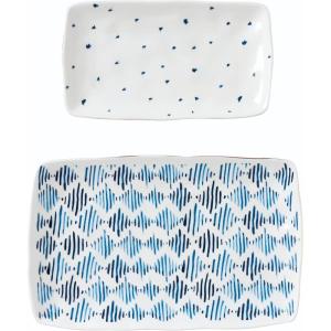 Lenox Blue Bay 2-Piece Nesting Platter Set, 2.87