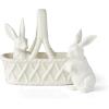 Lenox 897158 Wicker Creek Bunny Salt & Pepper Set, Easter Serveware
