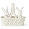 Lenox 897158 Wicker Creek Bunny Salt & Pepper Set, Easter Serveware
