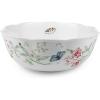 Lenox Butterfly Meadow Serving Bowl , white body –