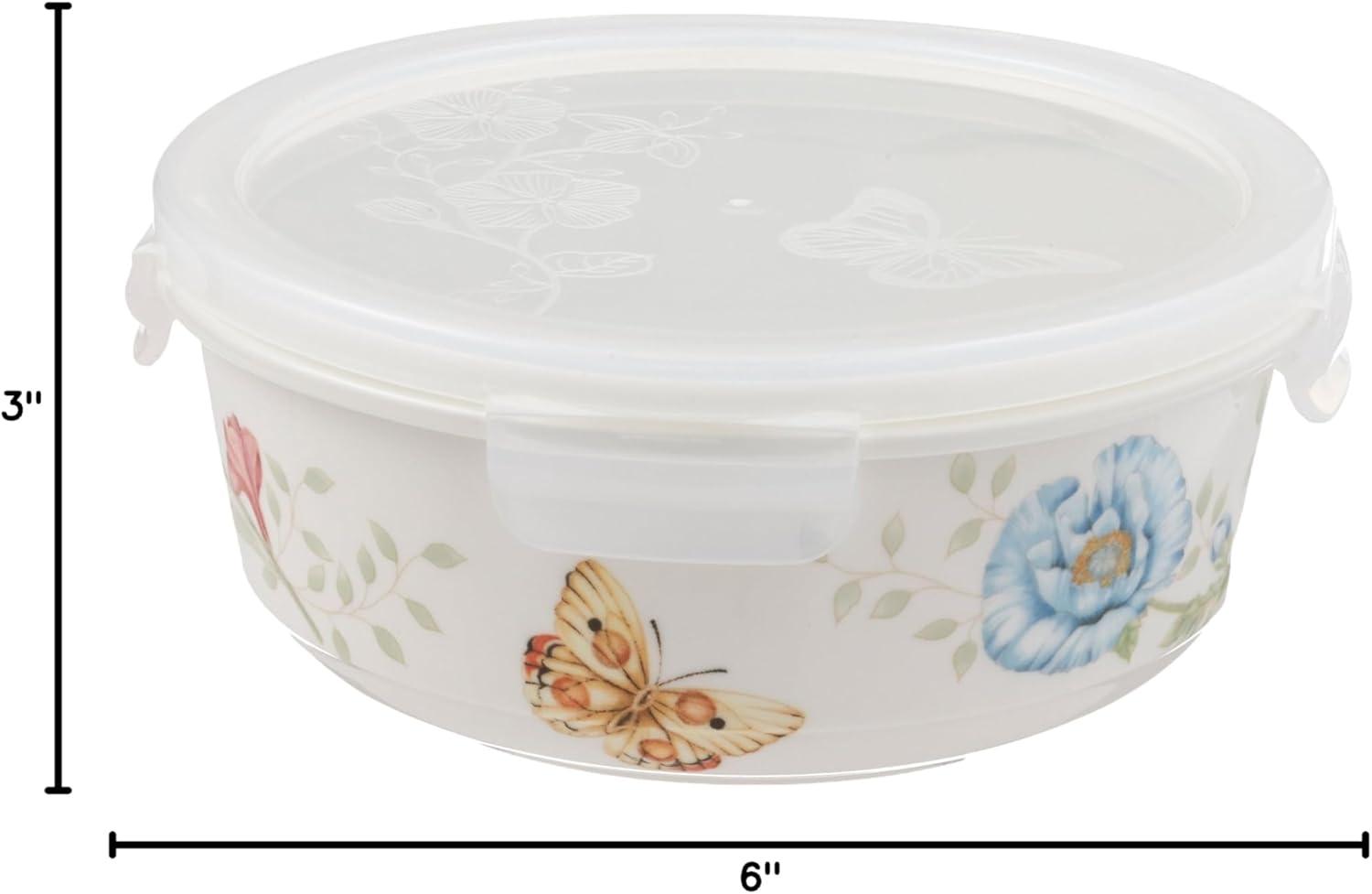 imageLenox 824646 Butterfly Meadow Serve amp Store Container Small Container 625D x 275HSmall