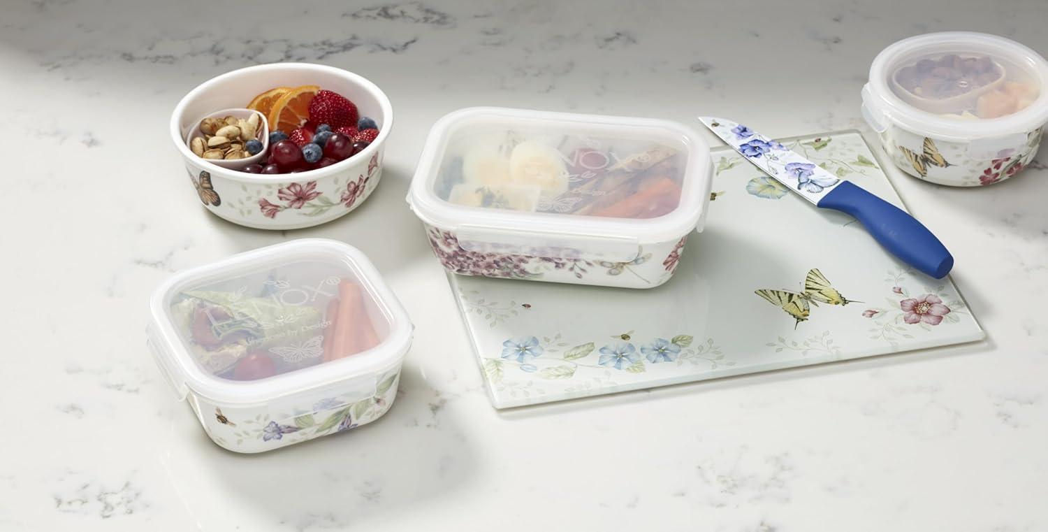imageLenox 824646 Butterfly Meadow Serve amp Store Container Small Container 625D x 275HSmall Pack of 12