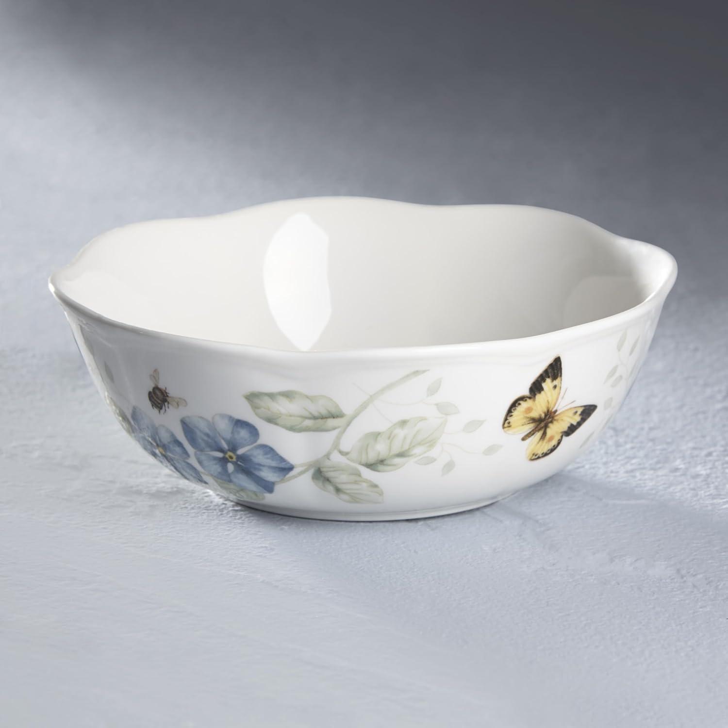 imageLenox 880121 Butterfly Meadow 4Piece Porcelain AllPurpose Bowl Set