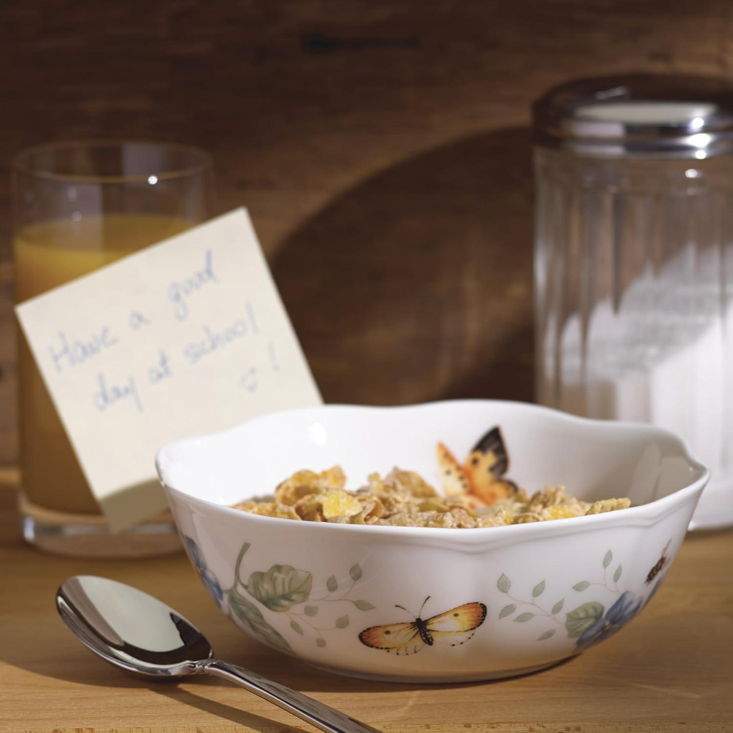 imageLenox 880121 Butterfly Meadow 4Piece Porcelain AllPurpose Bowl Set