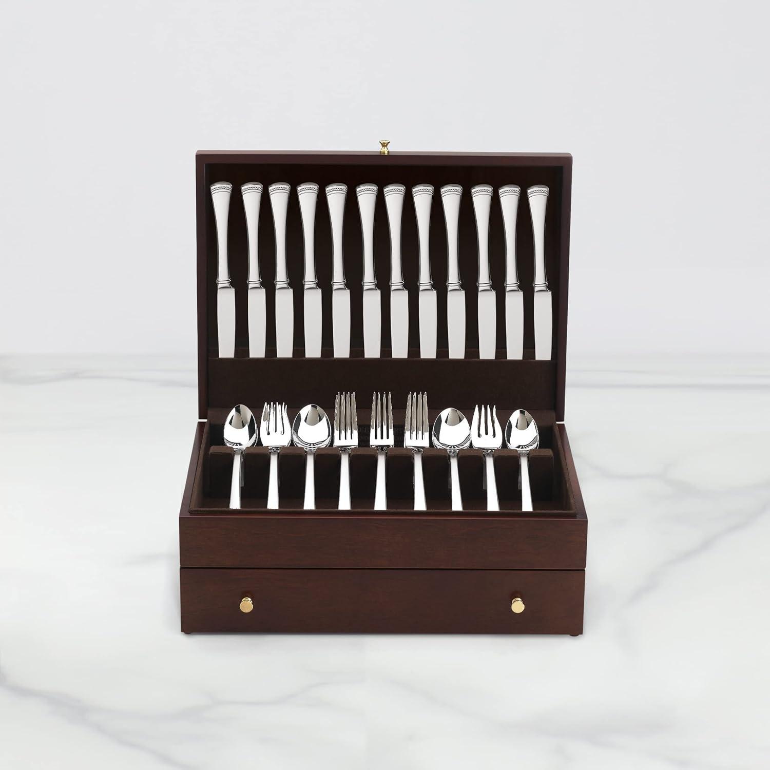 imageLenox 893826 Mahogany Flatware Chest 88Mahogany