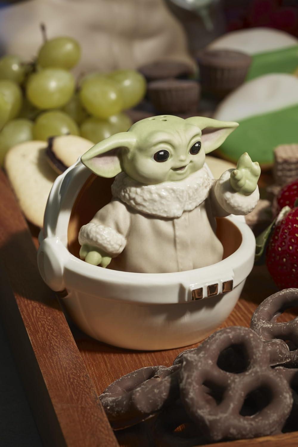 imageLenox 896106 Grogu Figural Cookie JarSalt Pepper Set