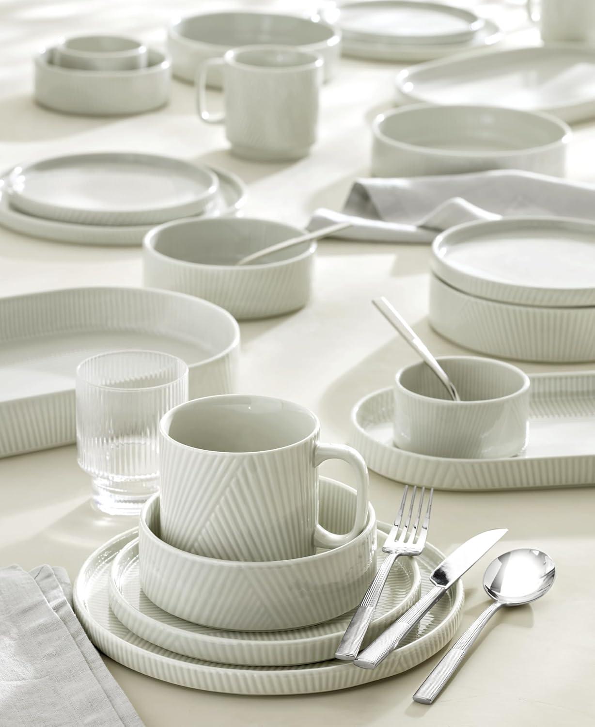 imageLenox 898323 Modulus Mirror 20Piece Flatware Set