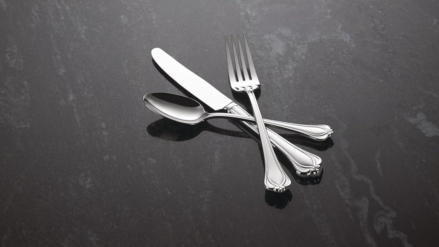imageLenox Bratton 65Piece Flatware Set 985 LB MetallicAlcott