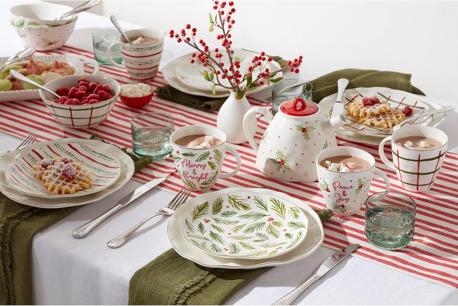 imageLenox Bratton 65Piece Flatware Set 985 LB MetallicNoella