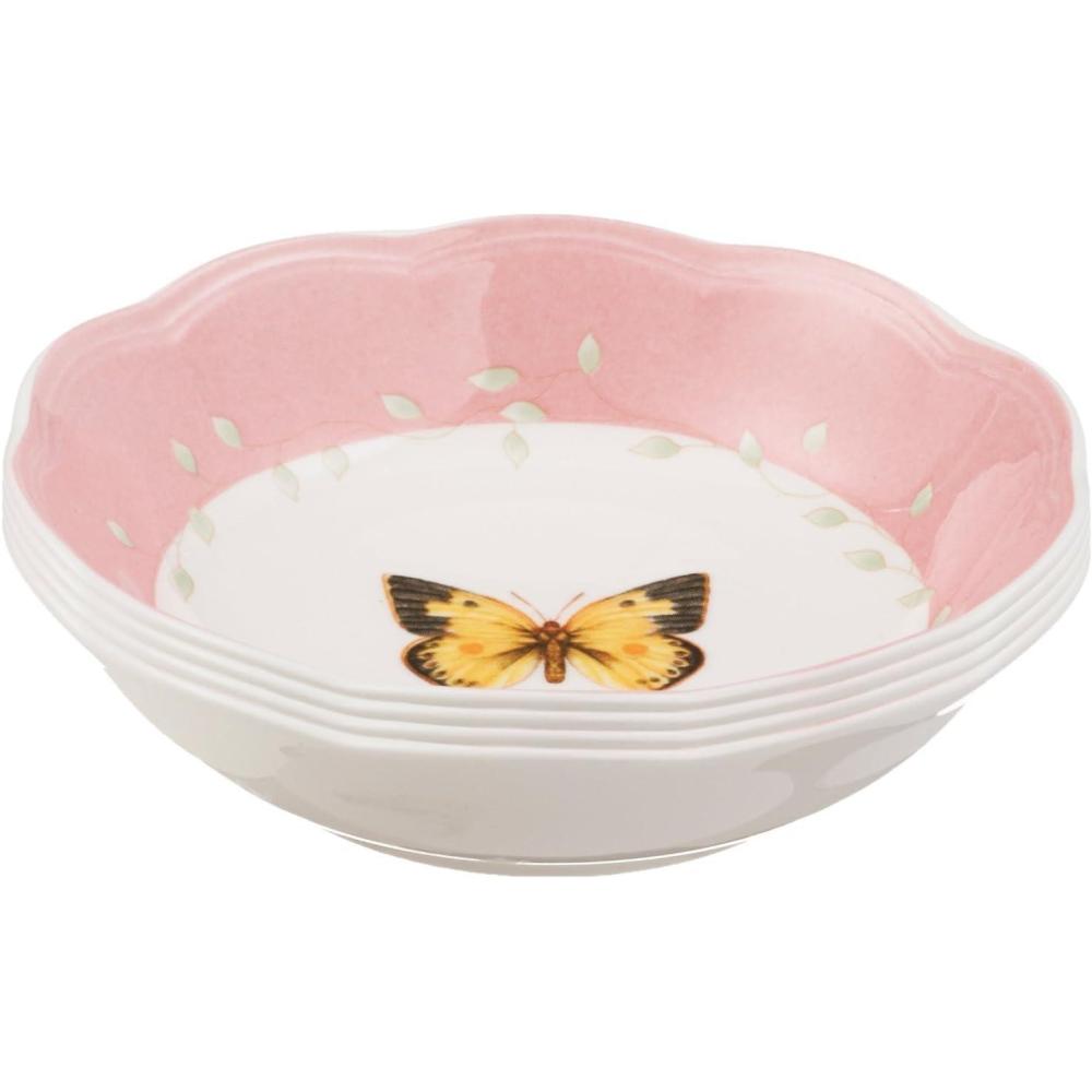imageLenox 806739 Butterfly Meadow 4Piece Dessert Bowl Set