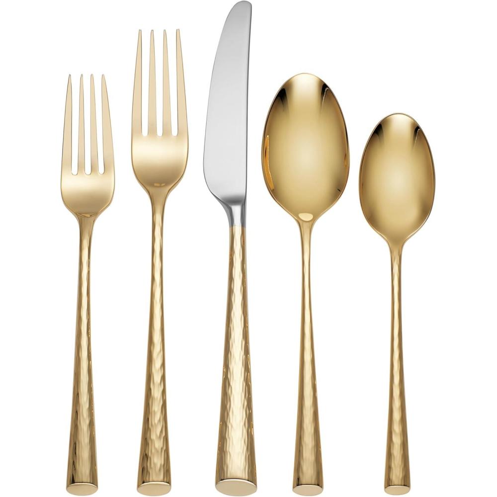 imageLenox 894562 Imperial Caviar 5Piece Place Setting5Piece Placesetting Gold