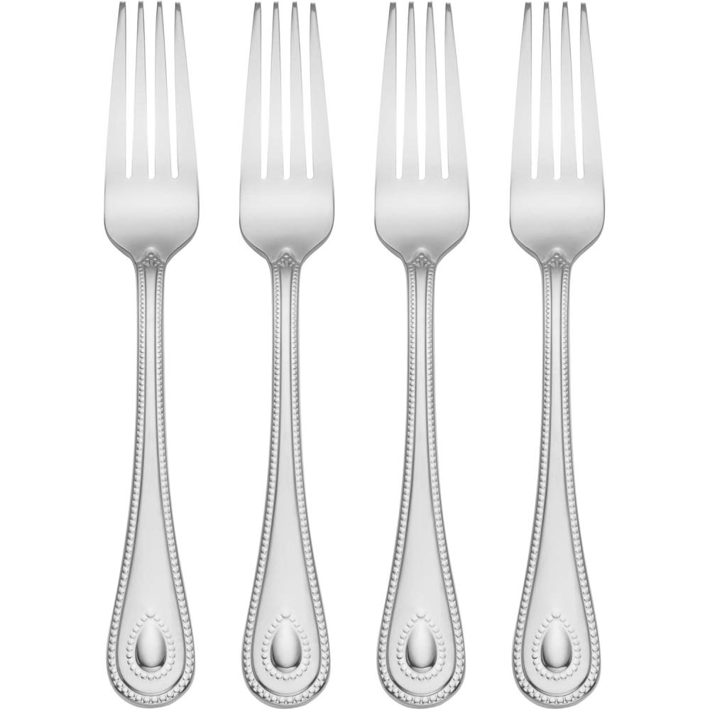 imageLenox 894745 French Perle Salad Forks Set Of 4Dinner Forks Set Of 4