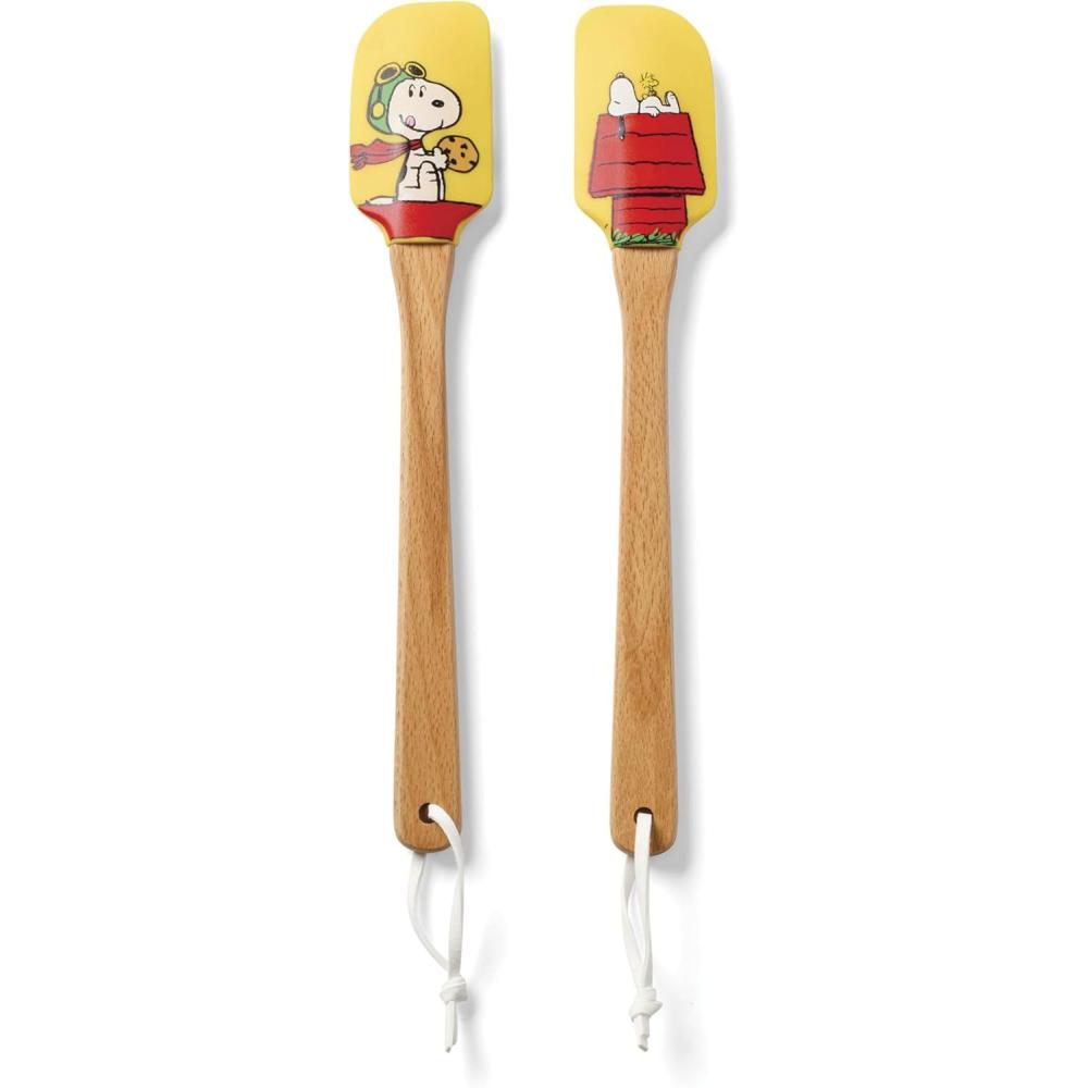 imageLenox 897681 Chef Snoopy Figural Utensil Crock 4Piece SetSpatula Set  Yellow